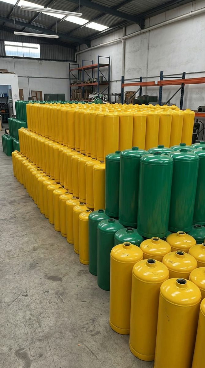Cilindros de Fábrica – Amarillos y Verdes